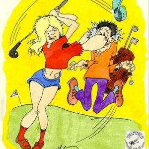 Dolly Parton Playing Golf