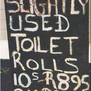 Slightly Used Toilet Rolls