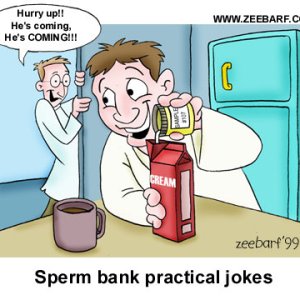 Sperm Bank Jokes