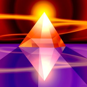 Crystal Sun Pyramid